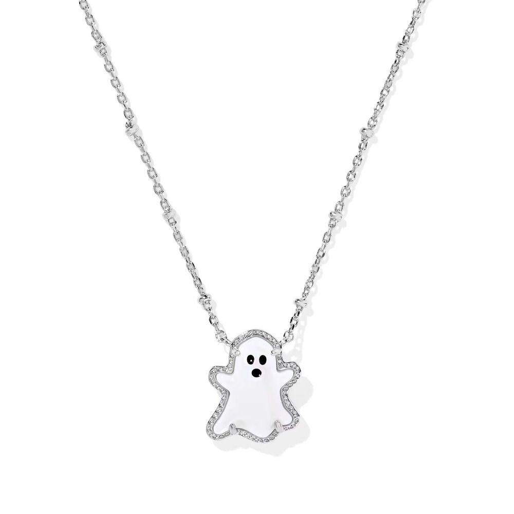 NWT Kendra Scott Ghost Pendant Necklace / Dustbag Included / MSRP $75